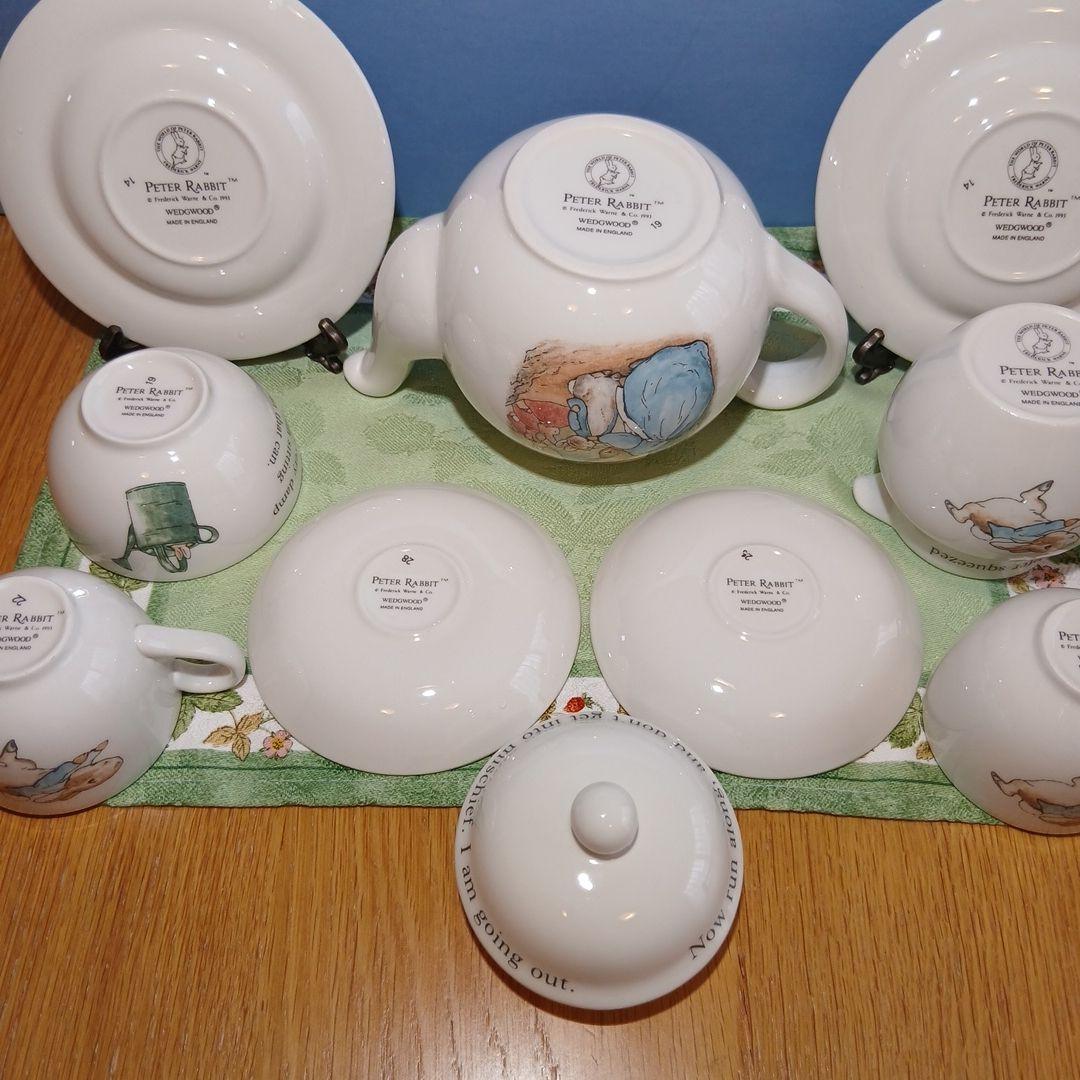 ウェッジウッド　ピーター・ラビット　ミニチュア　ティーセット