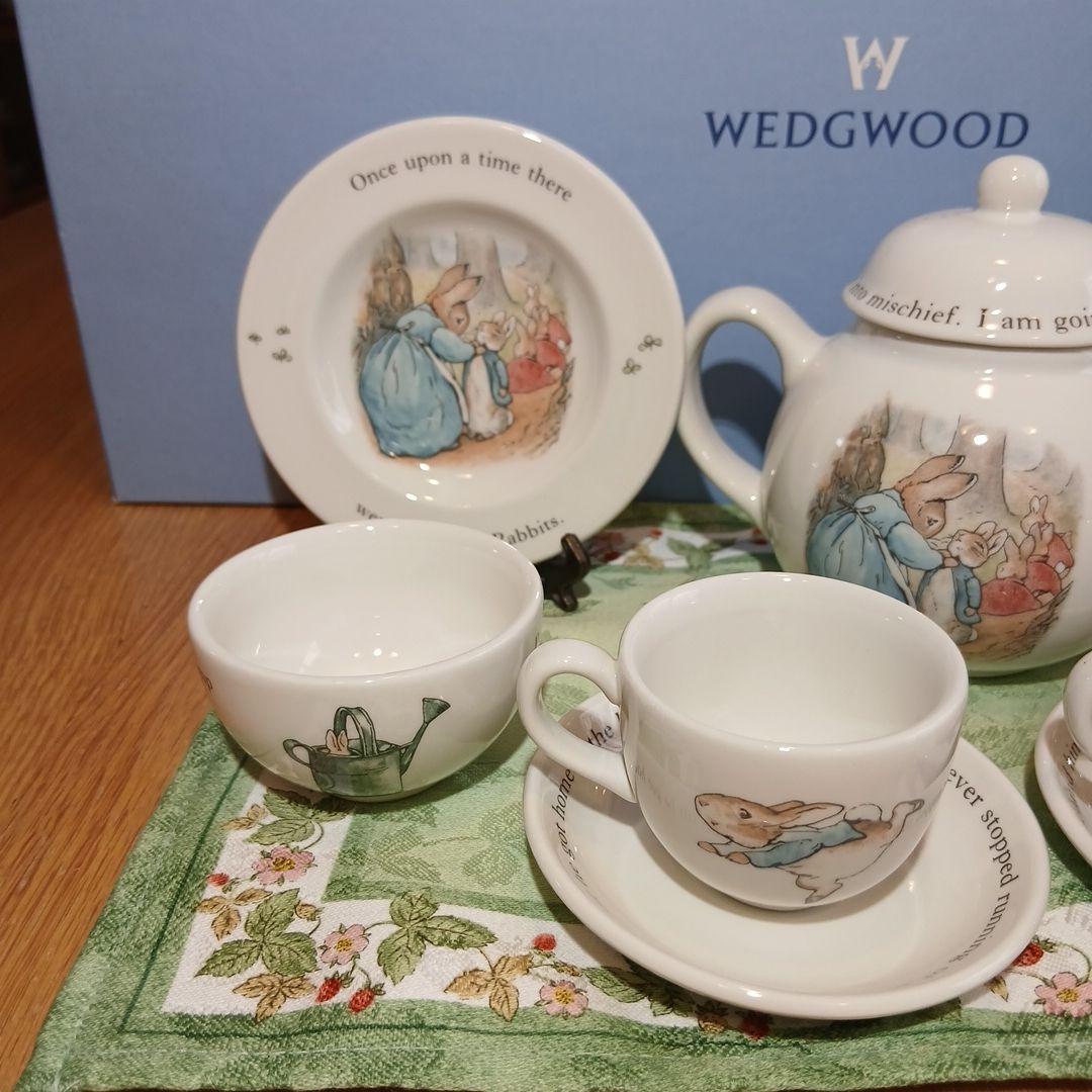 ウェッジウッド　ピーター・ラビット　ミニチュア　ティーセット