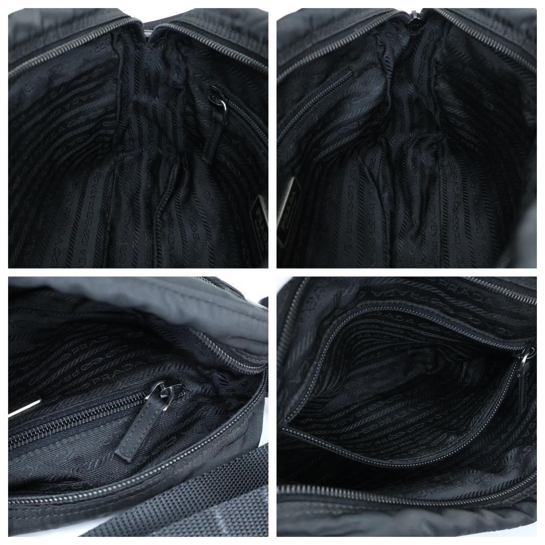 PRADA プラダ カメラバッグ ショルダーバッグ 三角ロゴ 白タグ ブラック