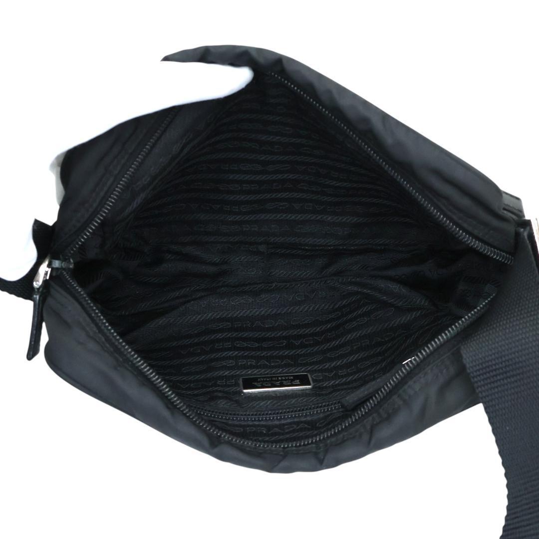 PRADA プラダ カメラバッグ ショルダーバッグ 三角ロゴ 白タグ ブラック