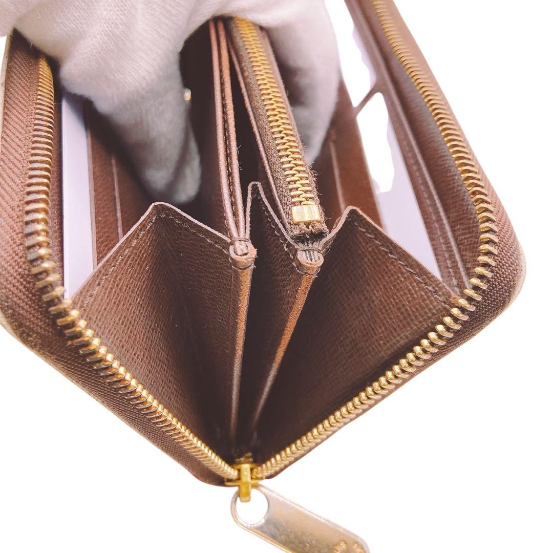 【美品】LOUIS VUITTON ダミエジッピーウォレット☆鑑定済みです♪