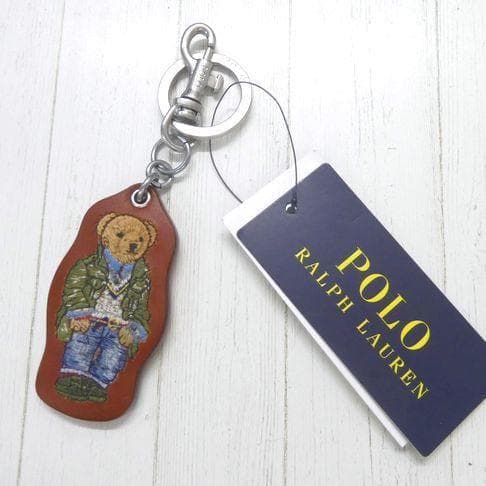 ポロ ラルフローレン ポロベア キーホルダー キーチェーン 茶 ブラウン