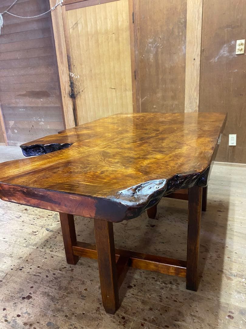 樟の木　天板　テーブル板　棚板　木材　DIY　天然木　一枚板　014