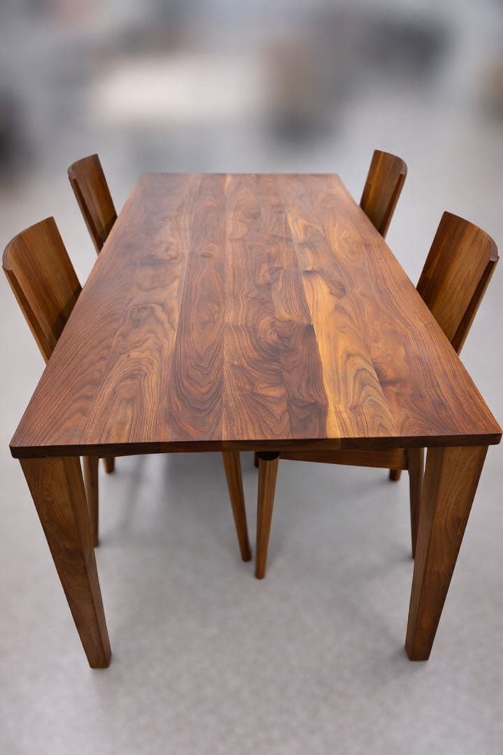 シラカワ ダイニングテーブル ウォールナット 無垢 天然木