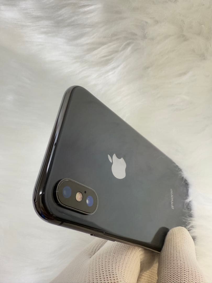 iPhone X 256GB ブラック 国内版 SIMフリー バッテリー 91％