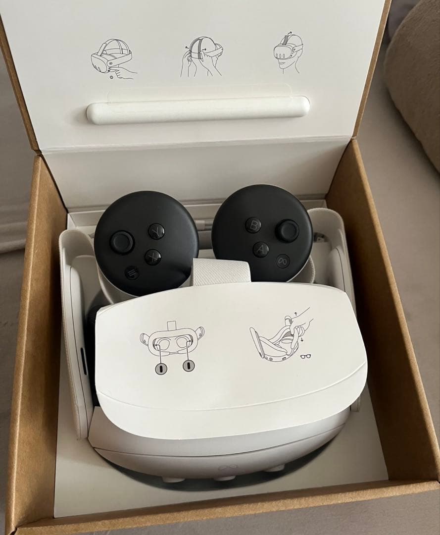  quest 3 512GB 4K VRヘッドセット