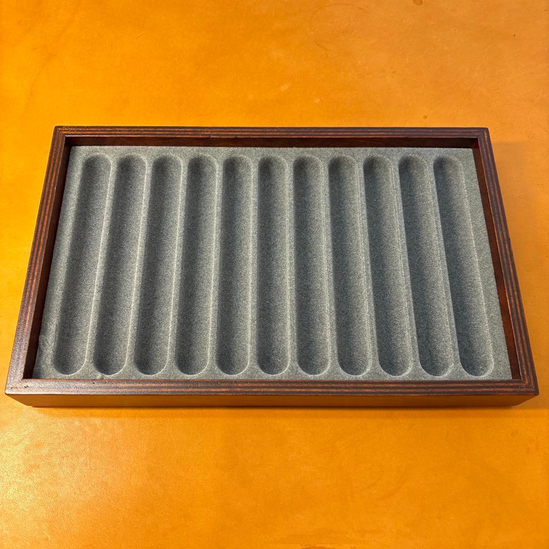 筆記具 STACK & STORE WOOD PEN TRAY CLEAR LID