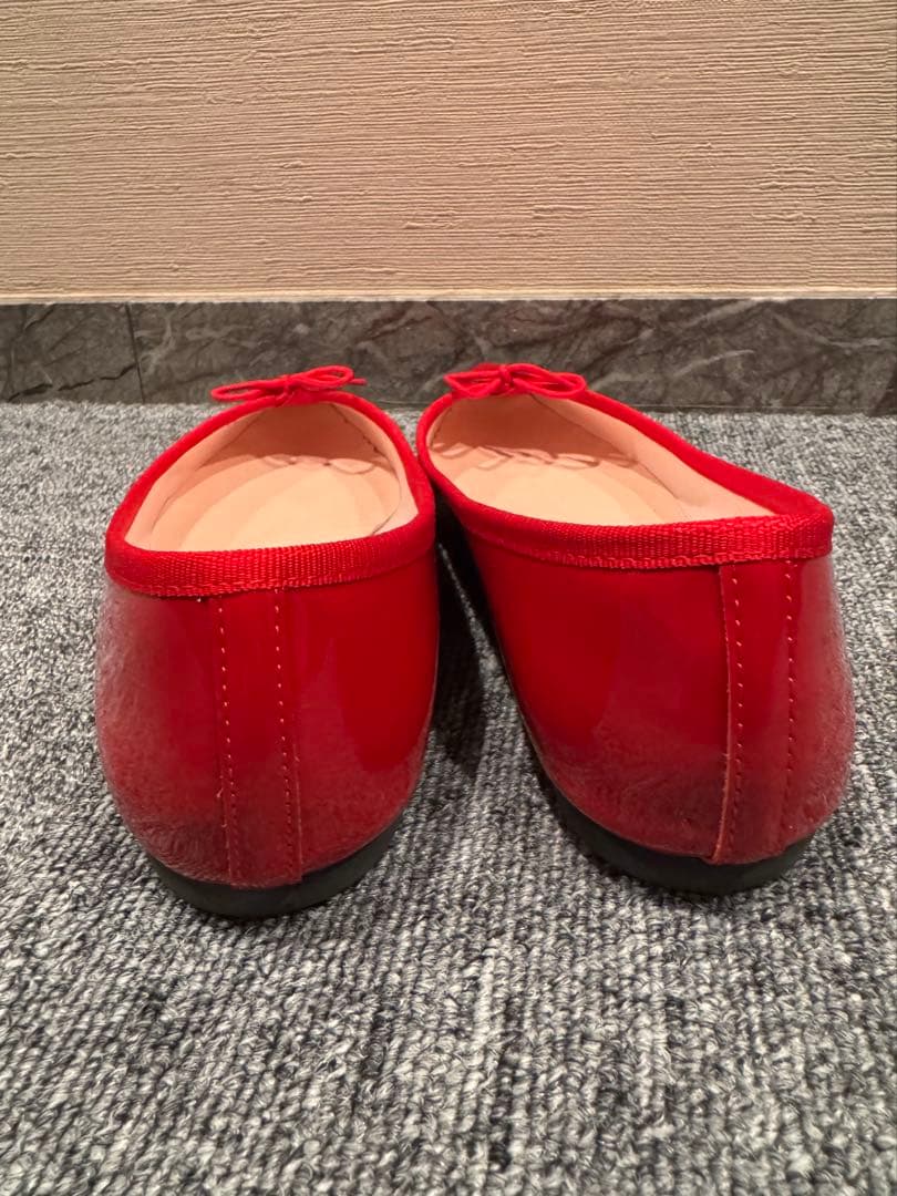【repetto】レペット　赤 フラットシューズ ブリジット　37.5
