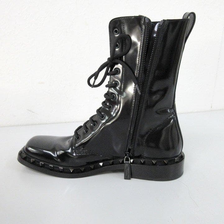 SALE定価16,5万円の6割引ヴァレンティノ新品箱付イタリア製レザーブーツ