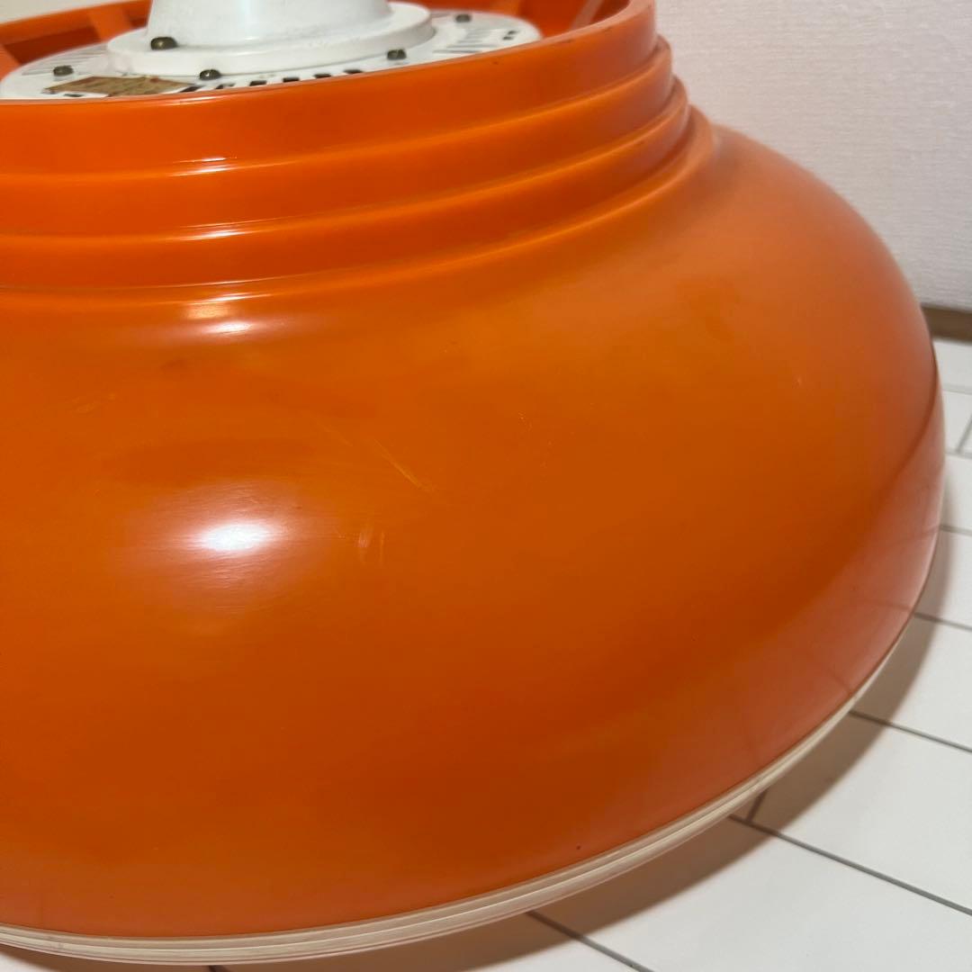 レトロ　照明　蛍光灯　パナソニック　松下電工　橙色　オレンジ　アンティーク