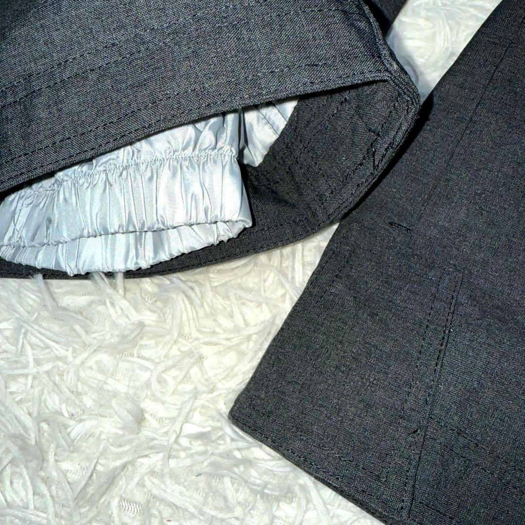 DESCENTEデサントスキーウエア ジュニア 上下 セット　グレー　グローブ付