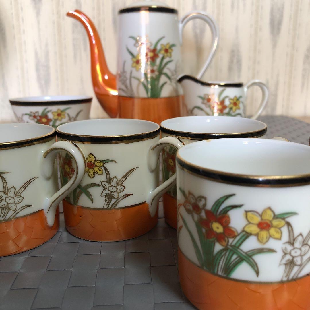 オールドノリタケ　ティー(ココア？)セット