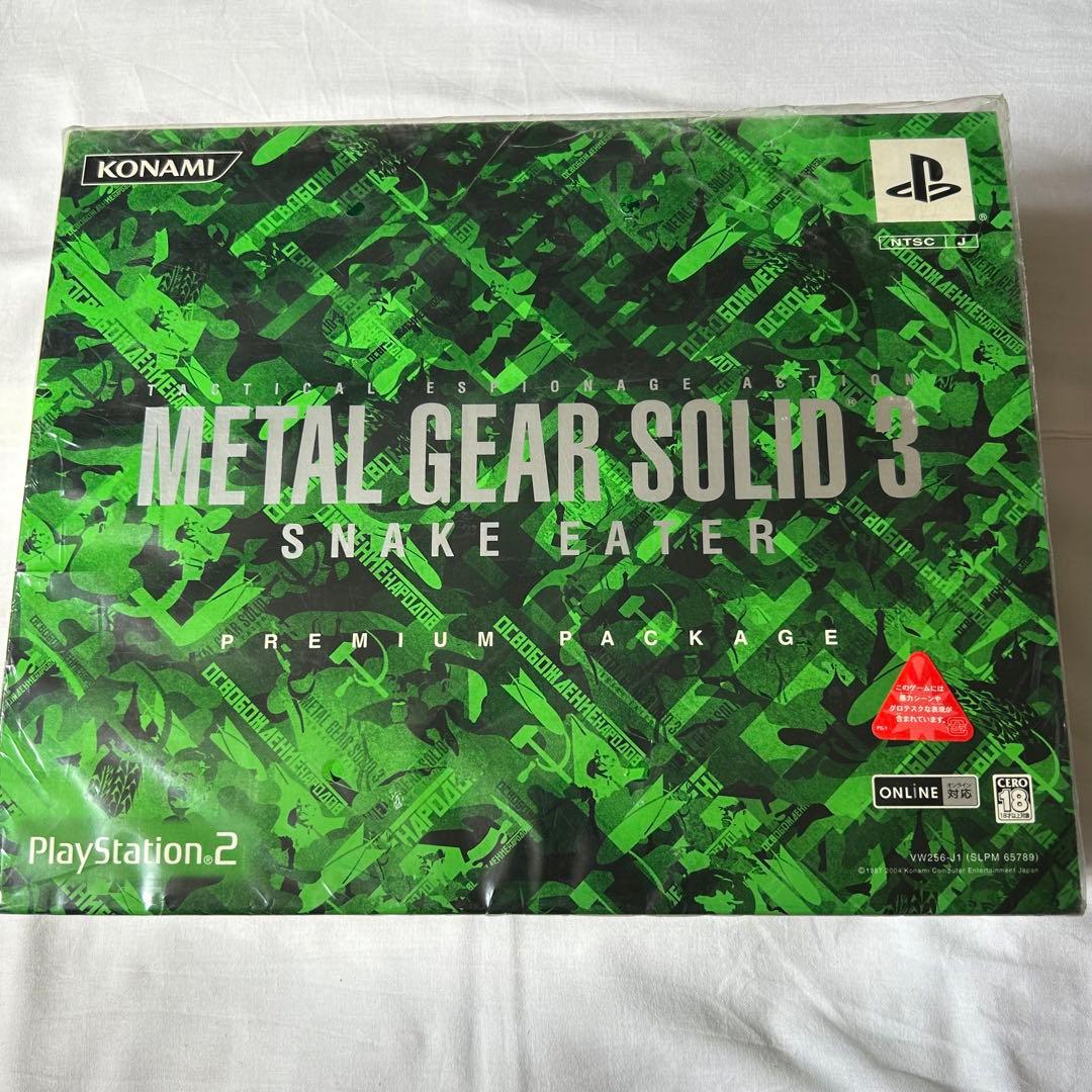 新品未開封　PS2  メタルギア ソリッド3 SNAKE EATER 限定版