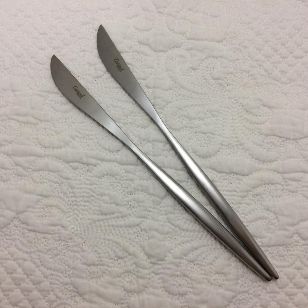 epoky　クチポール　MOONマットシルバー　ディナー３種×各２　計６本