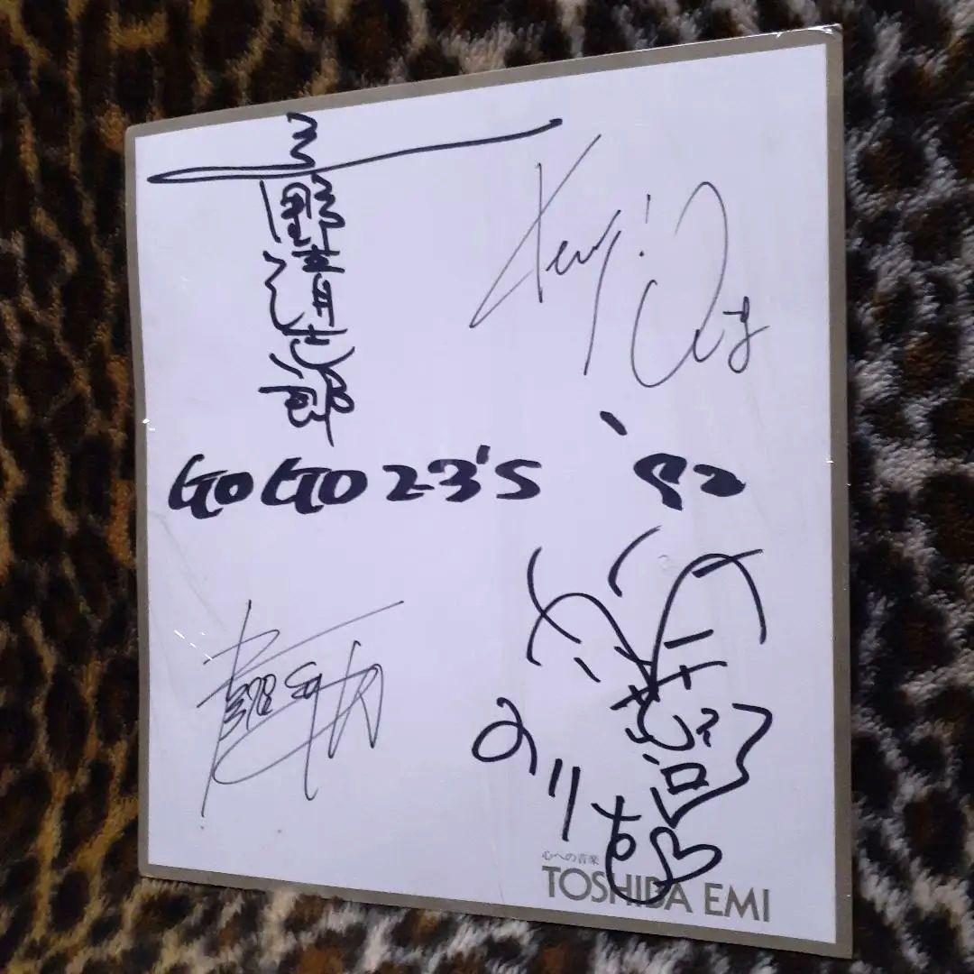 忌野清志郎& 2・3 ’S『清志郎&ニーサンズ メンバー4人全員サイン』超激レア