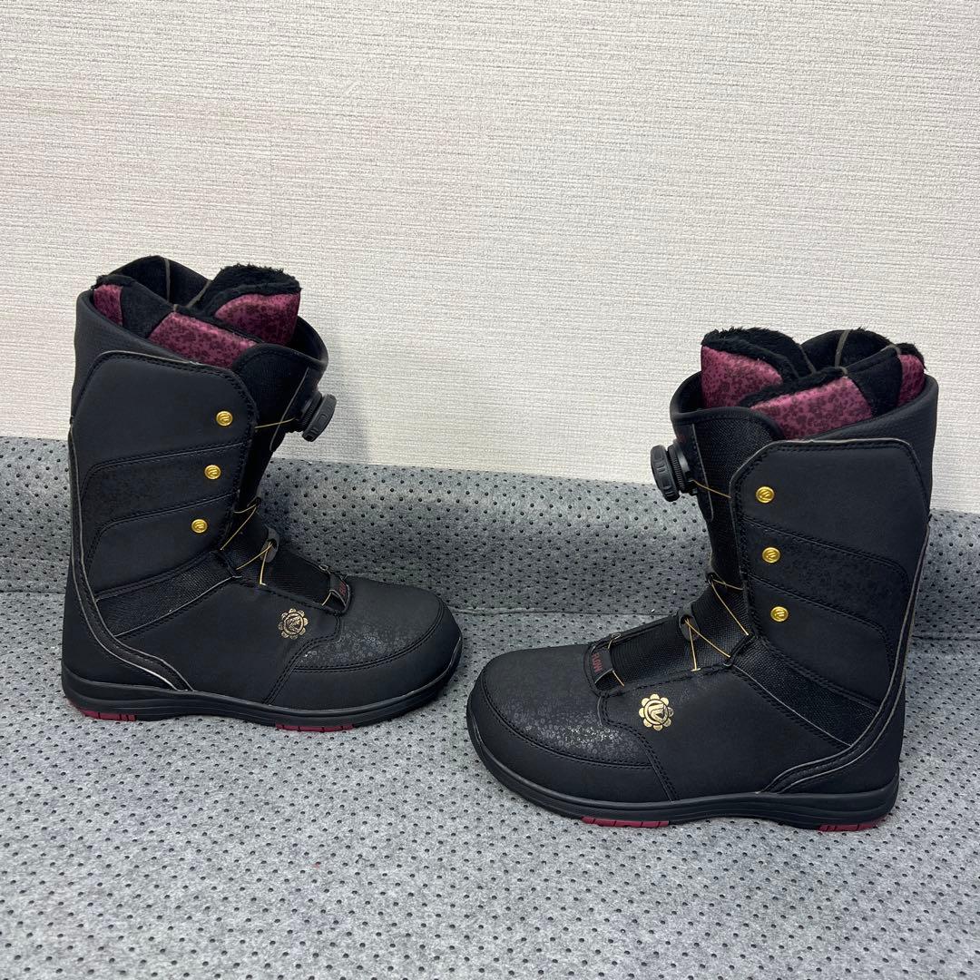 5回使用 24.5cm FLOW ONYX BOA スノーボード ブーツ