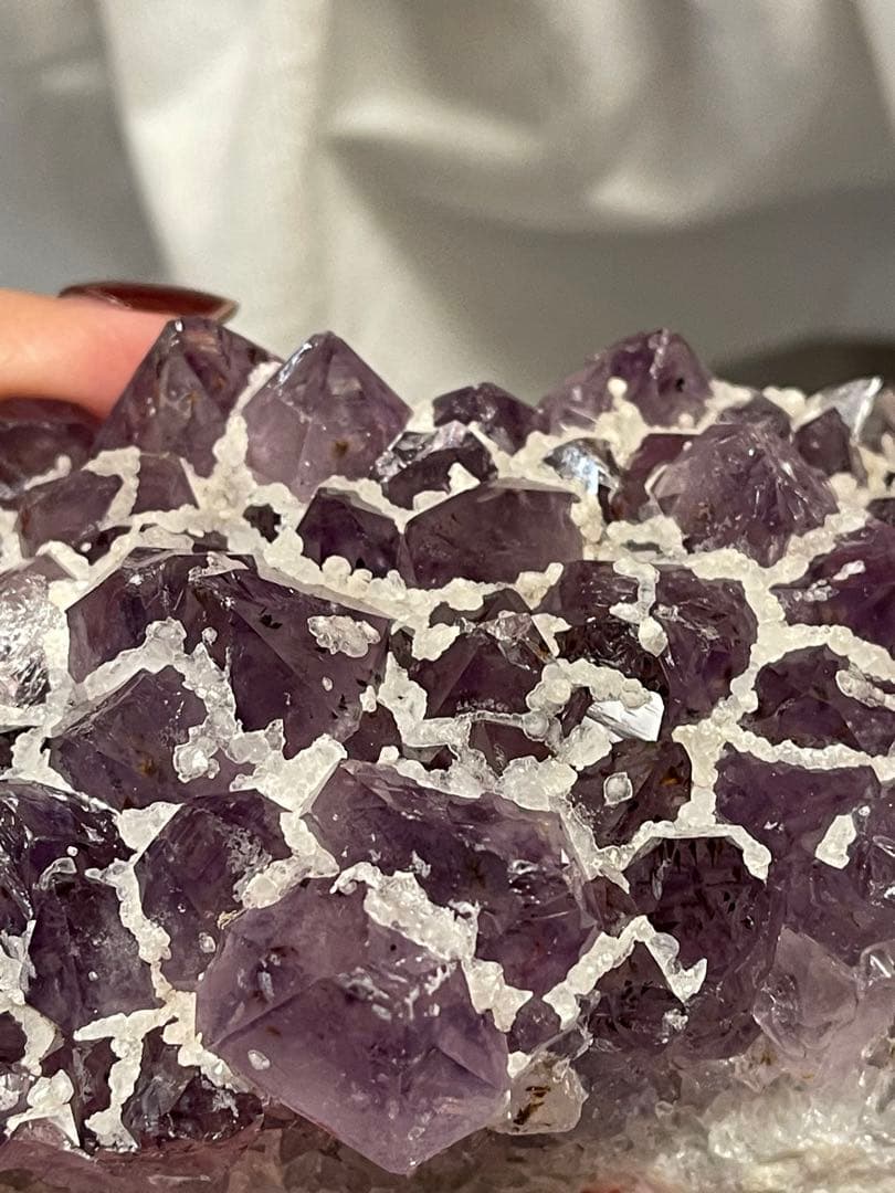 セール^_^ 天然石　原石　アメジストクラスター   3点セット