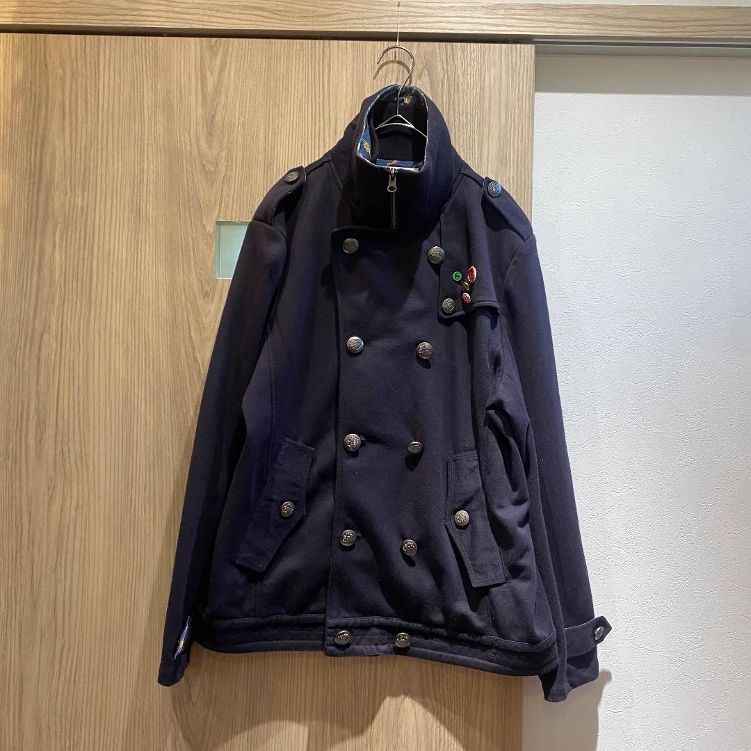 PINCPONC お兄系 y2k アーカイブ ギミック スタンドカラー Pコート