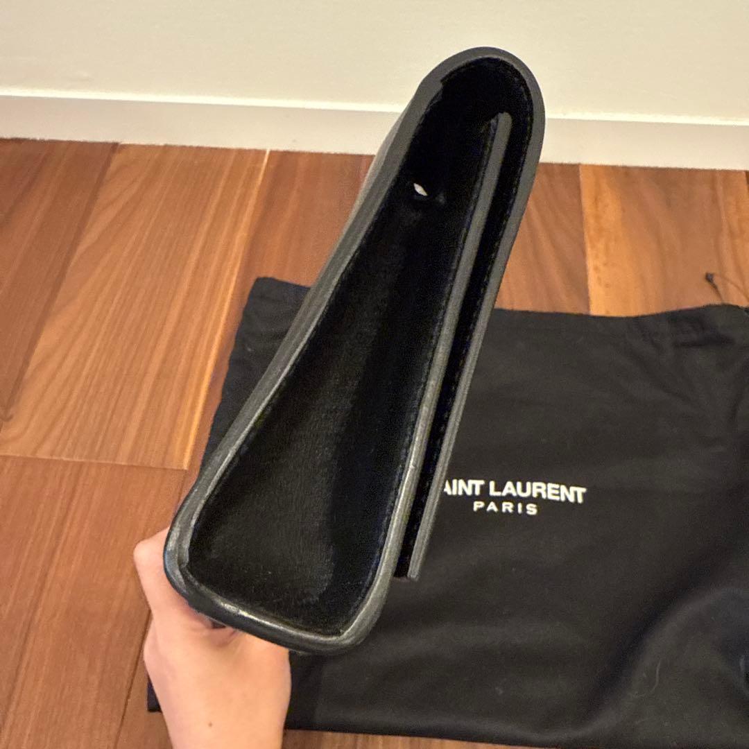 SAINT LAURENT ブラック クラッチバッグ