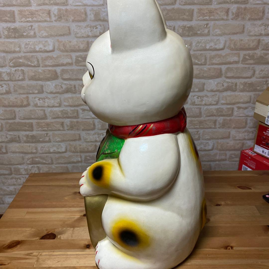 特大　招き猫　縦65cm横34cm幅27cmレトロ　アンティーク　ヴィンテージ