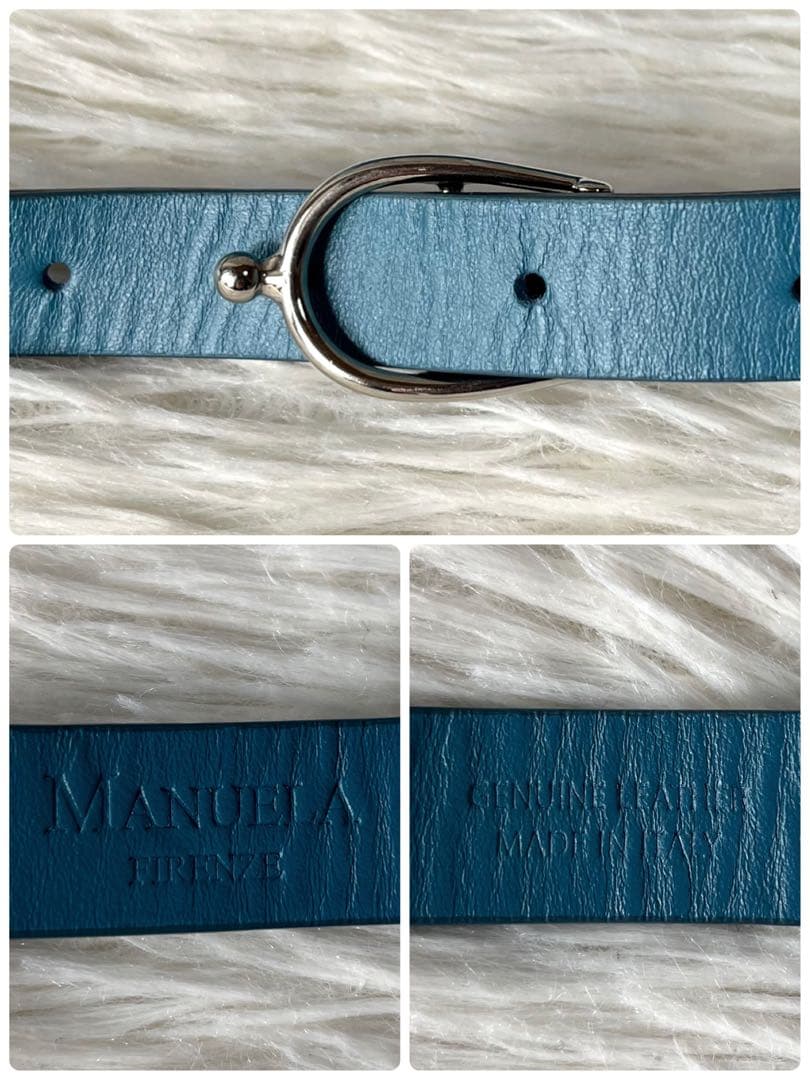 【新品未使用】マヌエラ　レザー　ポーチベルト　2way ショルダーバッグ