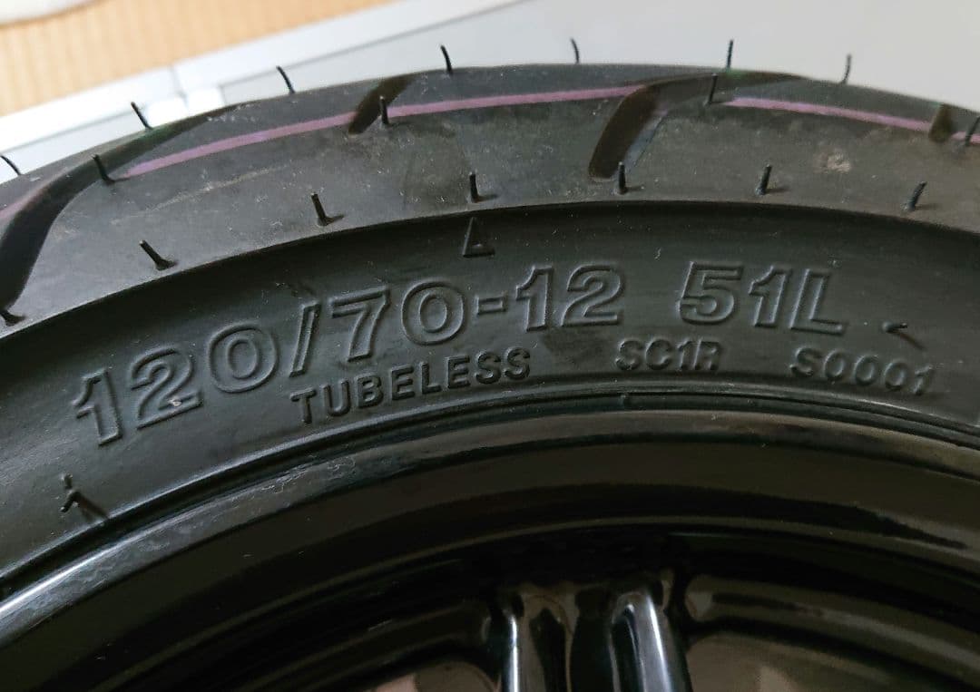 【送料込み】シグナスX ４型５型 前後タイヤホイール【中古品】