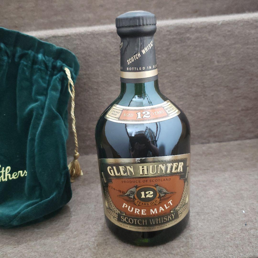Glen Hunter 12年 スコッチウイスキー ベルベット袋付き