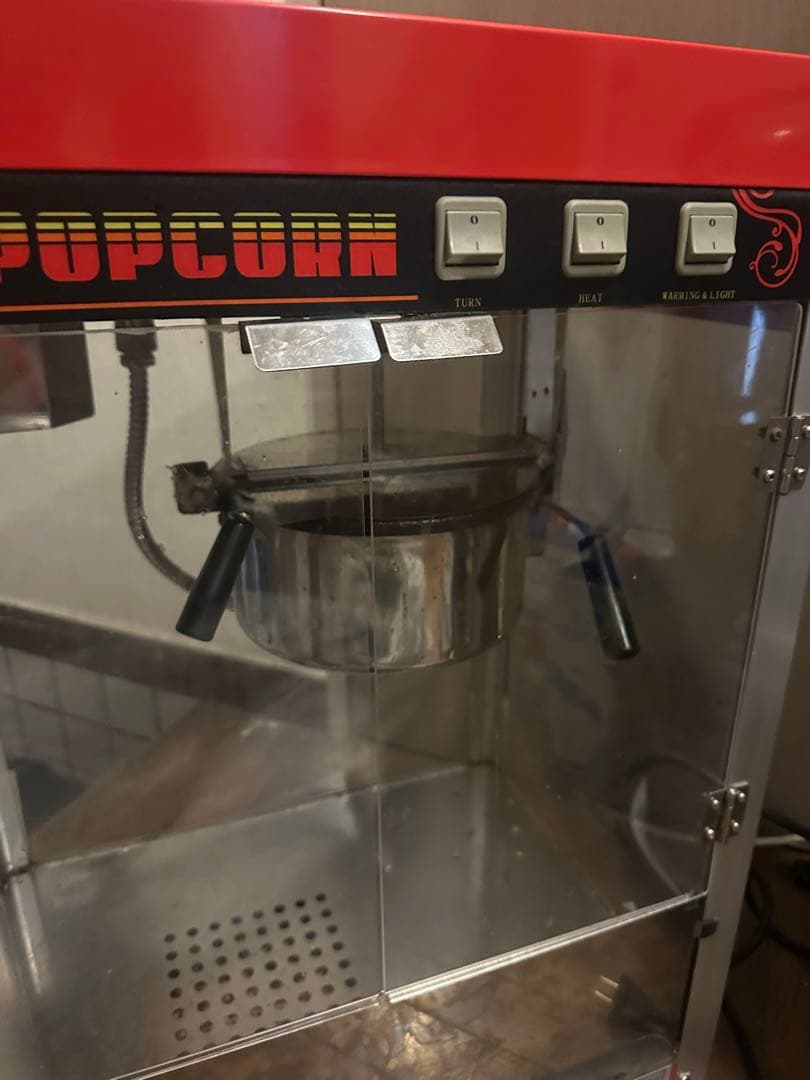 POPCORN MACHIN 【中古】業務用 ポップコーンマシン 店舗用品