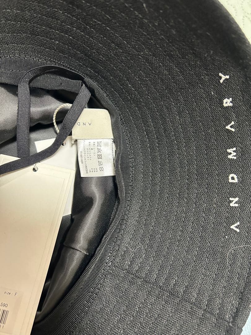 即日発送　新品タグ付 andmary brim hat ブリムハット