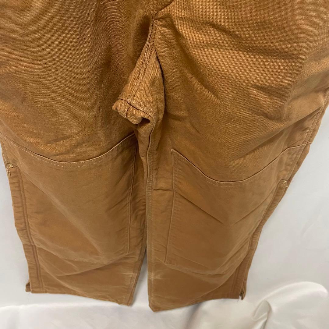 専用　　　オーバーオール 46インチ　ダック地　ダブルニー　キャメル