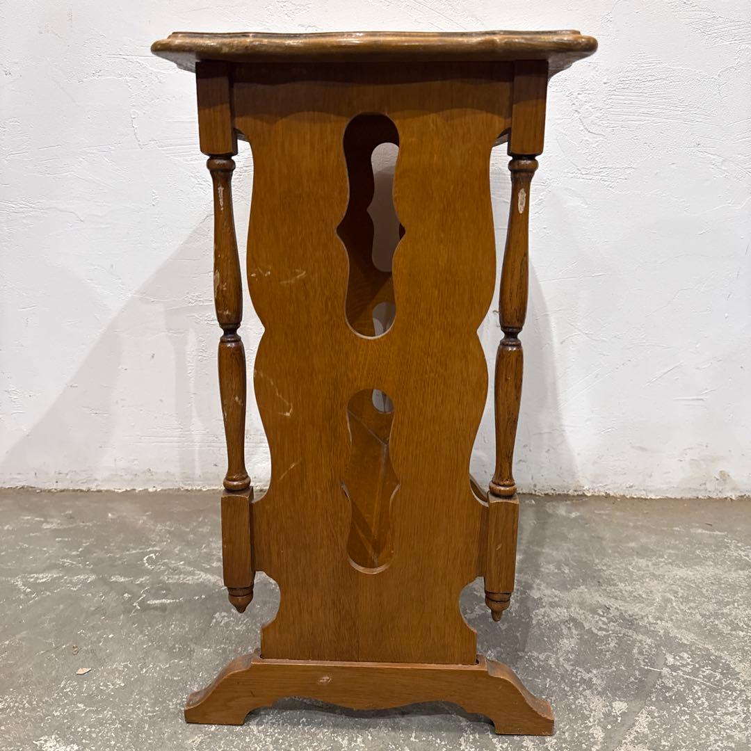 年末年始saleヴィンテージ　サイドテーブル　ブックスタンド　マガジンラック