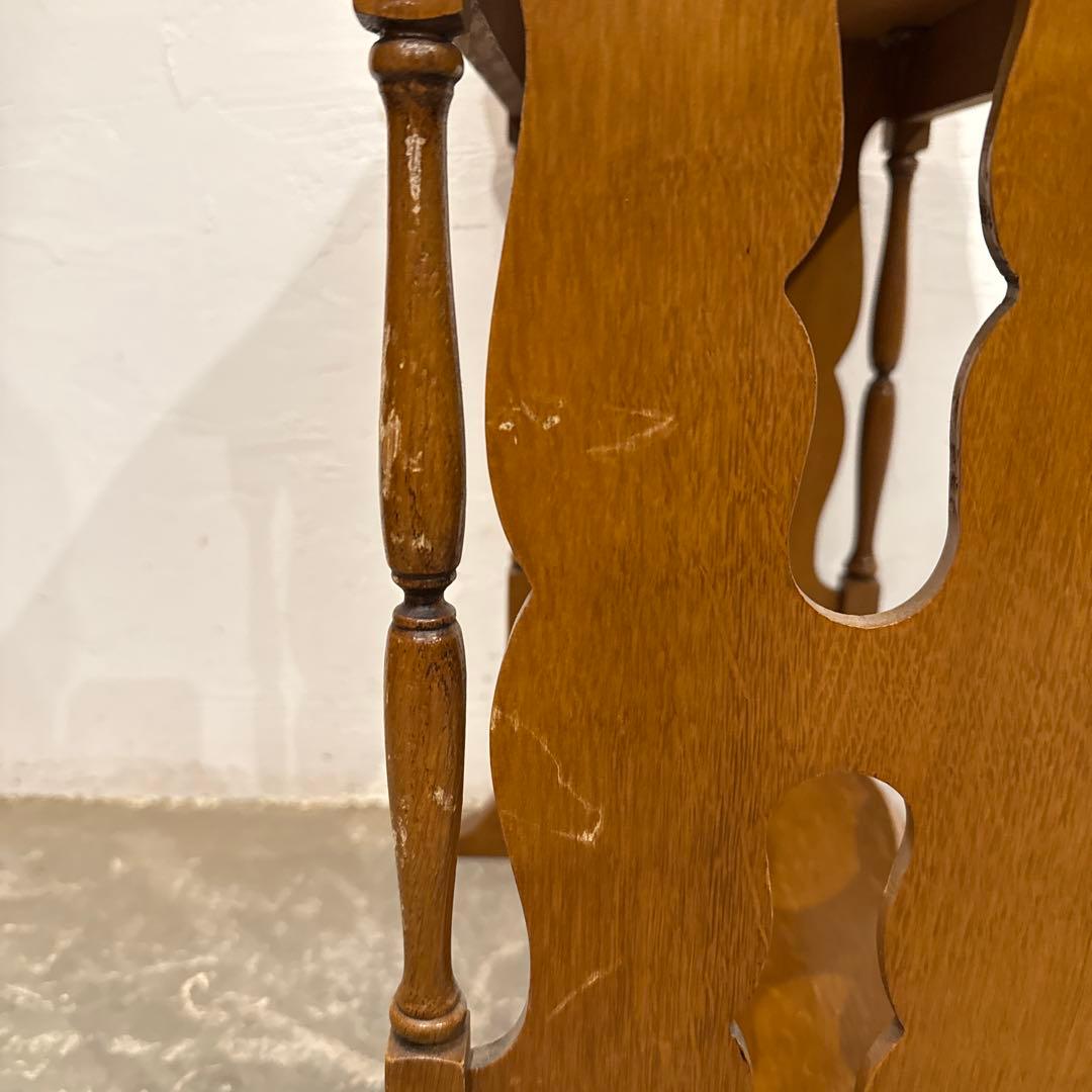 年末年始saleヴィンテージ　サイドテーブル　ブックスタンド　マガジンラック