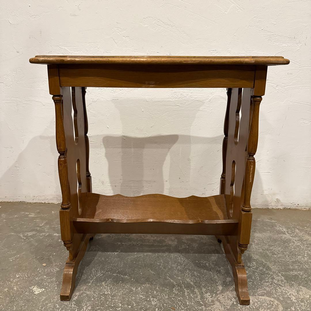 年末年始saleヴィンテージ　サイドテーブル　ブックスタンド　マガジンラック