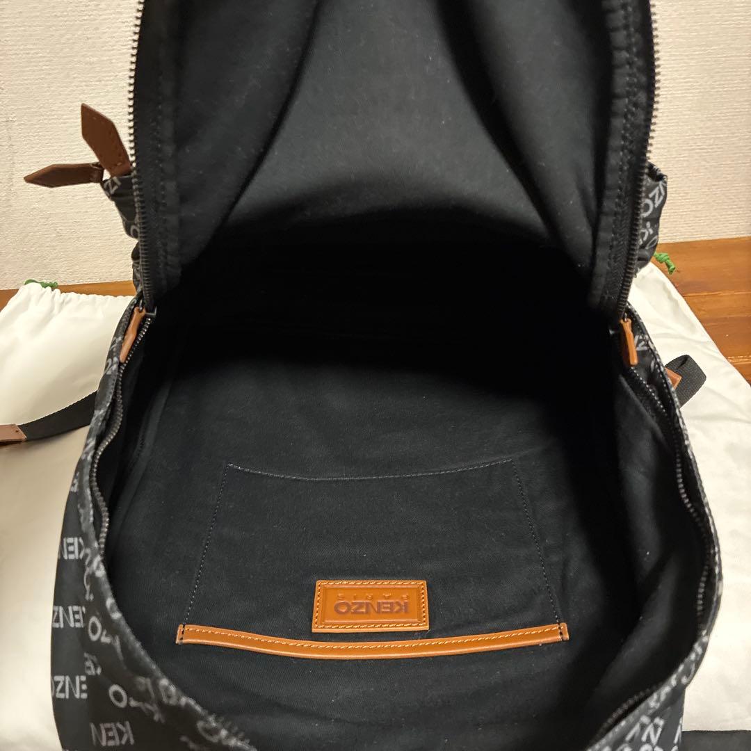 【美品】KENZO　保存袋付き　A4収納 ケンゾー リュック　バックパック
