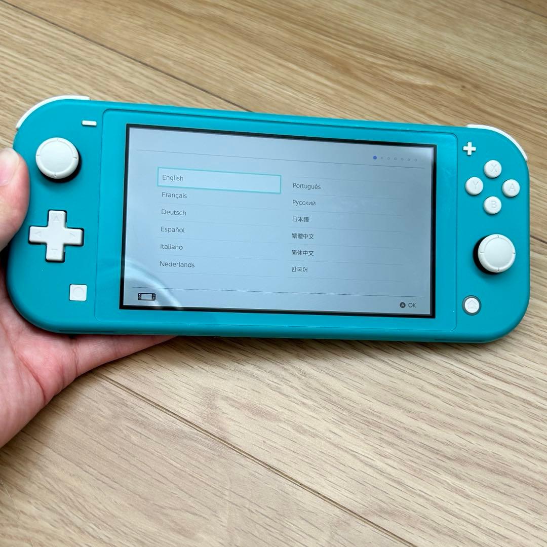 Switchライト ターコイズ ケース付き