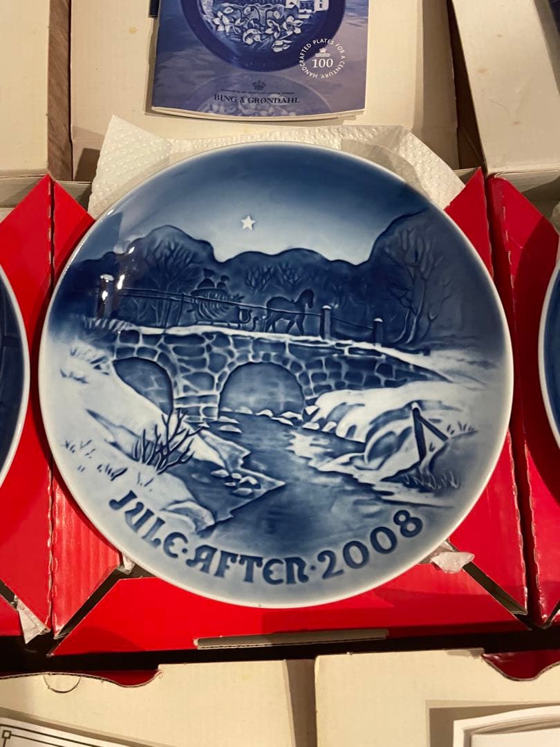 Bing & Grøndahl クリスマスプレート 00年代　10枚セット
