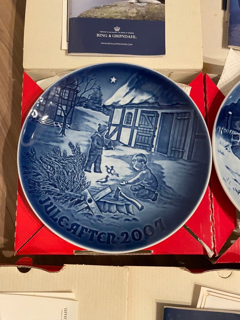 Bing & Grøndahl クリスマスプレート 00年代　10枚セット