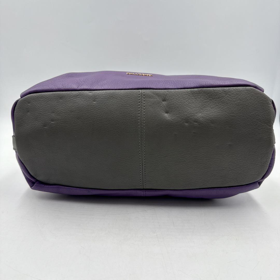 【未使用】CHARRIOL シャリオール ハンドバッグ パープル