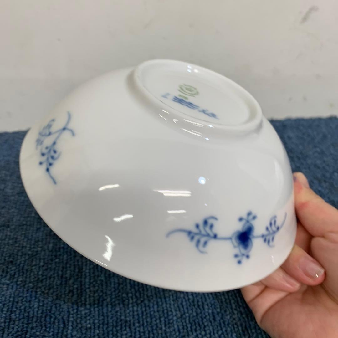 6 ロイヤルコペンハーゲン ブルーフルーテッドプレイン ボウル　15.5センチ