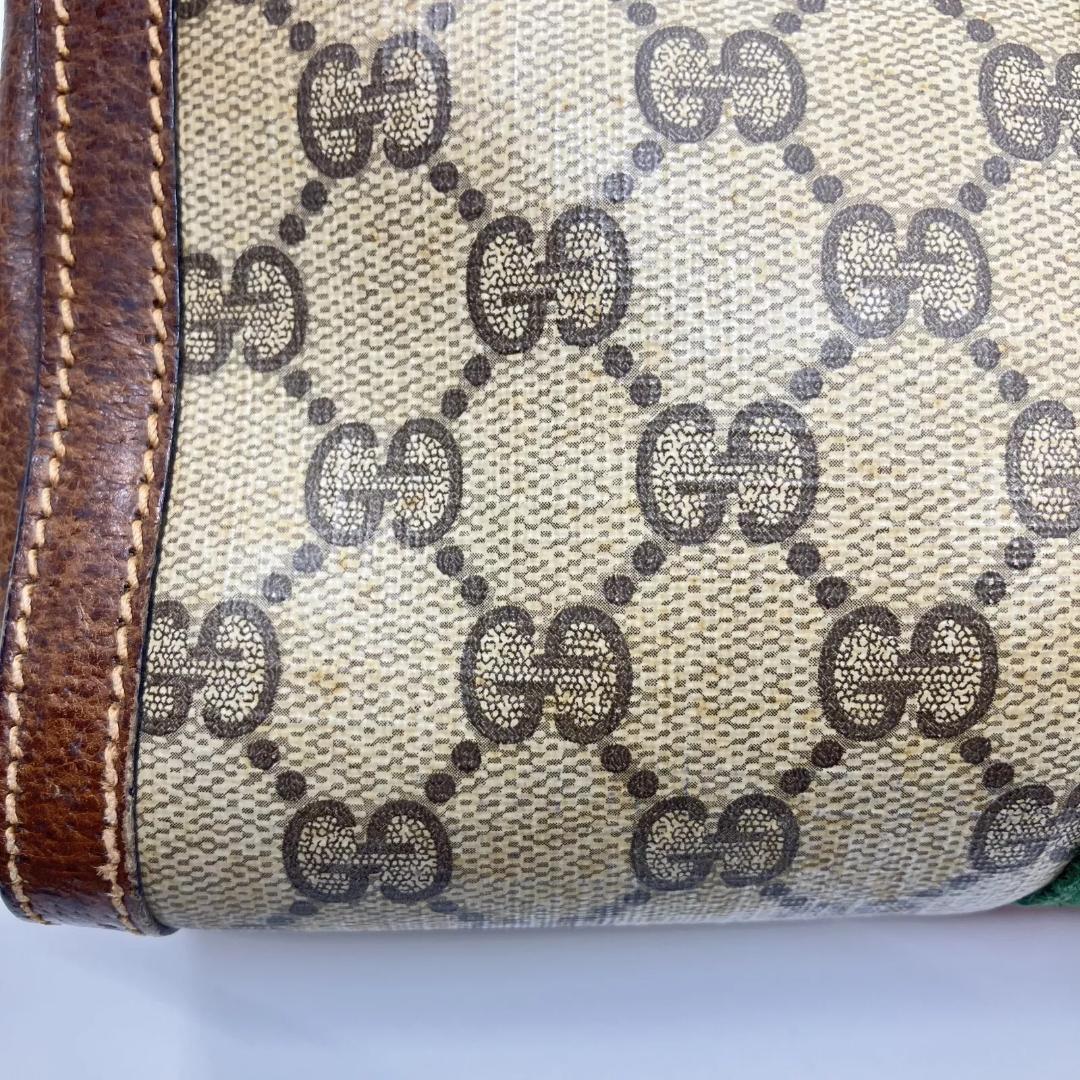 オールドグッチ Old Gucci GG ミニ クラッチ バッグ シェリーライン