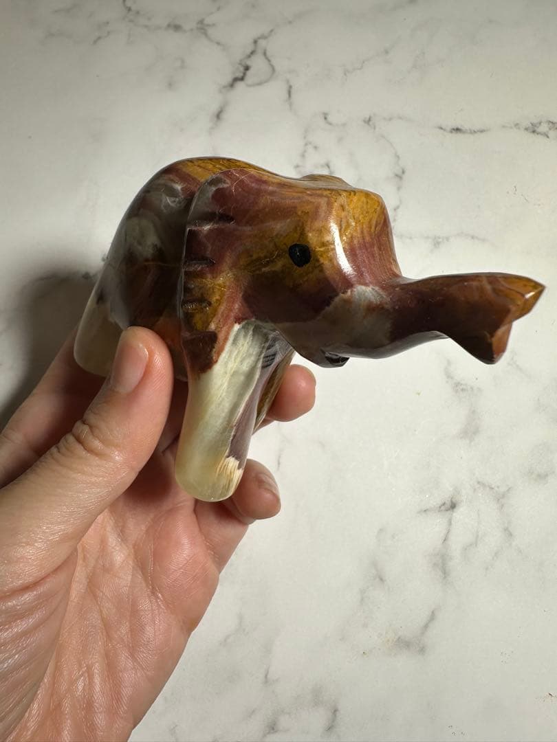 オニキス像 2体セット 天然石インテリア