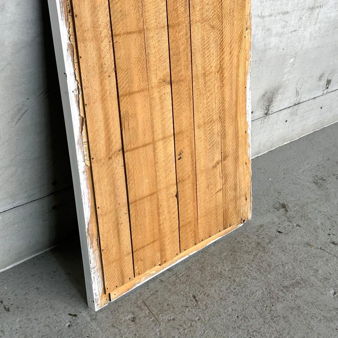 ★70s★アンティーク　 ウッドフレーム 大型 姿見ミラー 壁掛け鏡 シャビー
