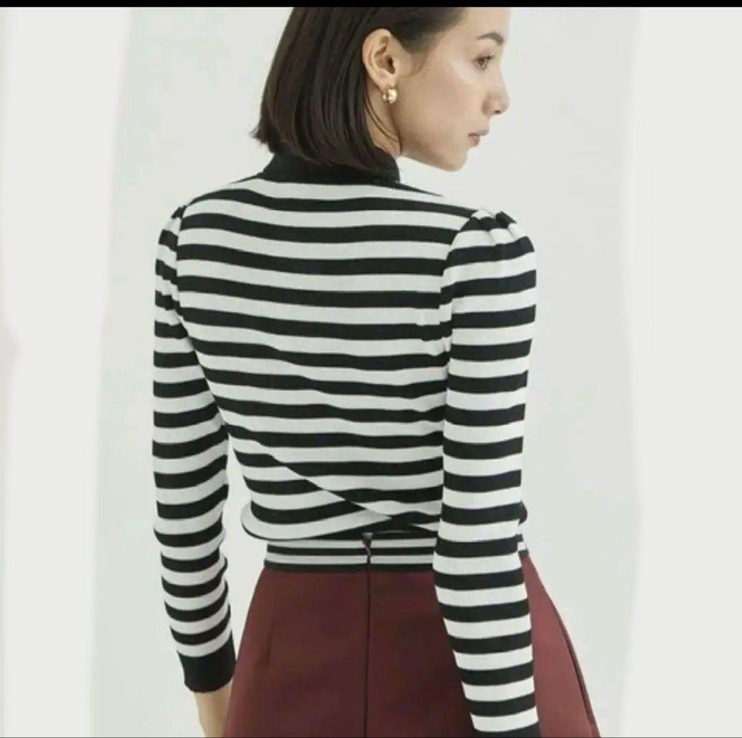 BORDERS at BALCONY 長袖ポロシャツ