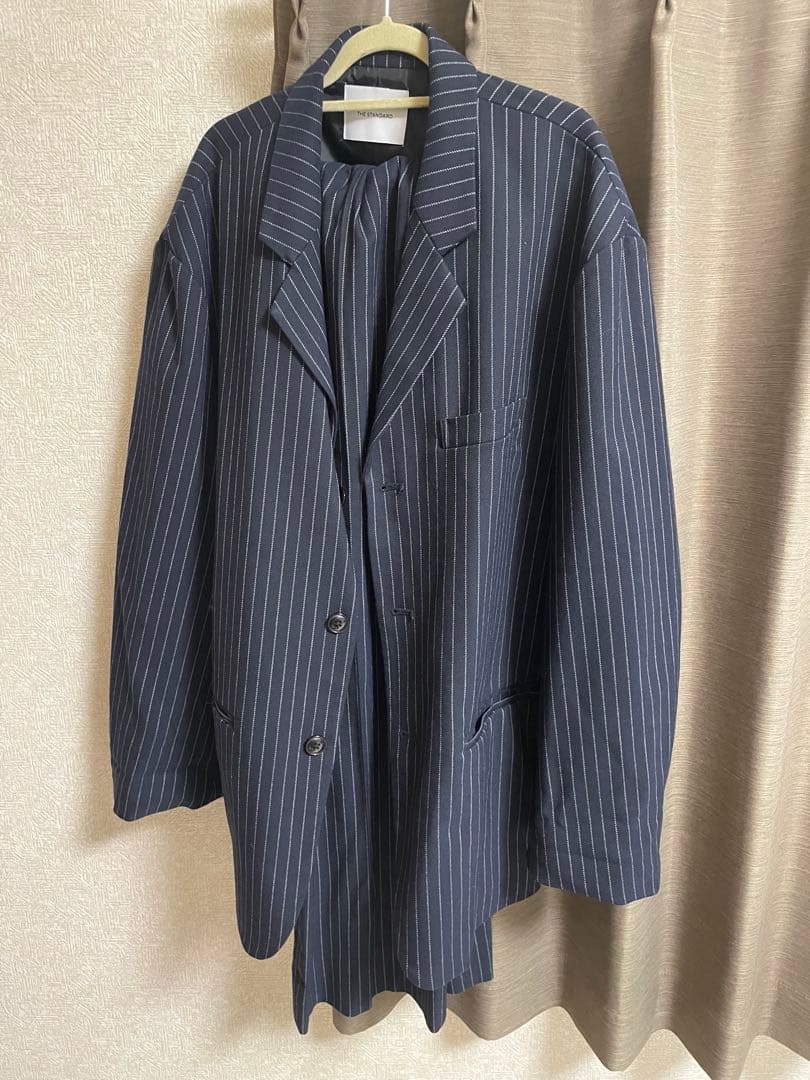 奈良裕也着用！ストライプ オーバーサイズジャケット セットアップ　Mサイズ