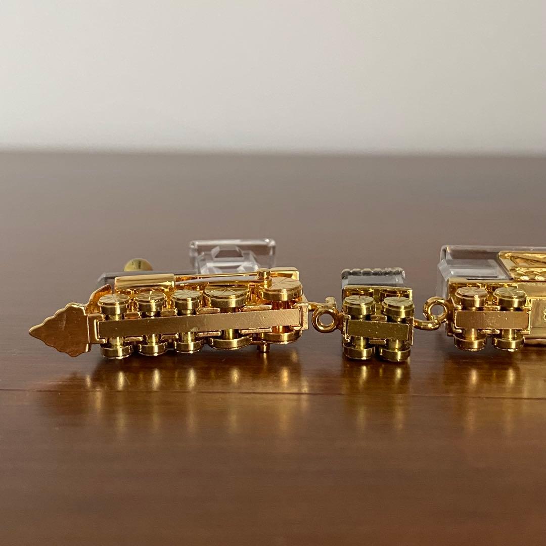 SWAROVSKI スワロフスキー クリスタル 機関車 置物