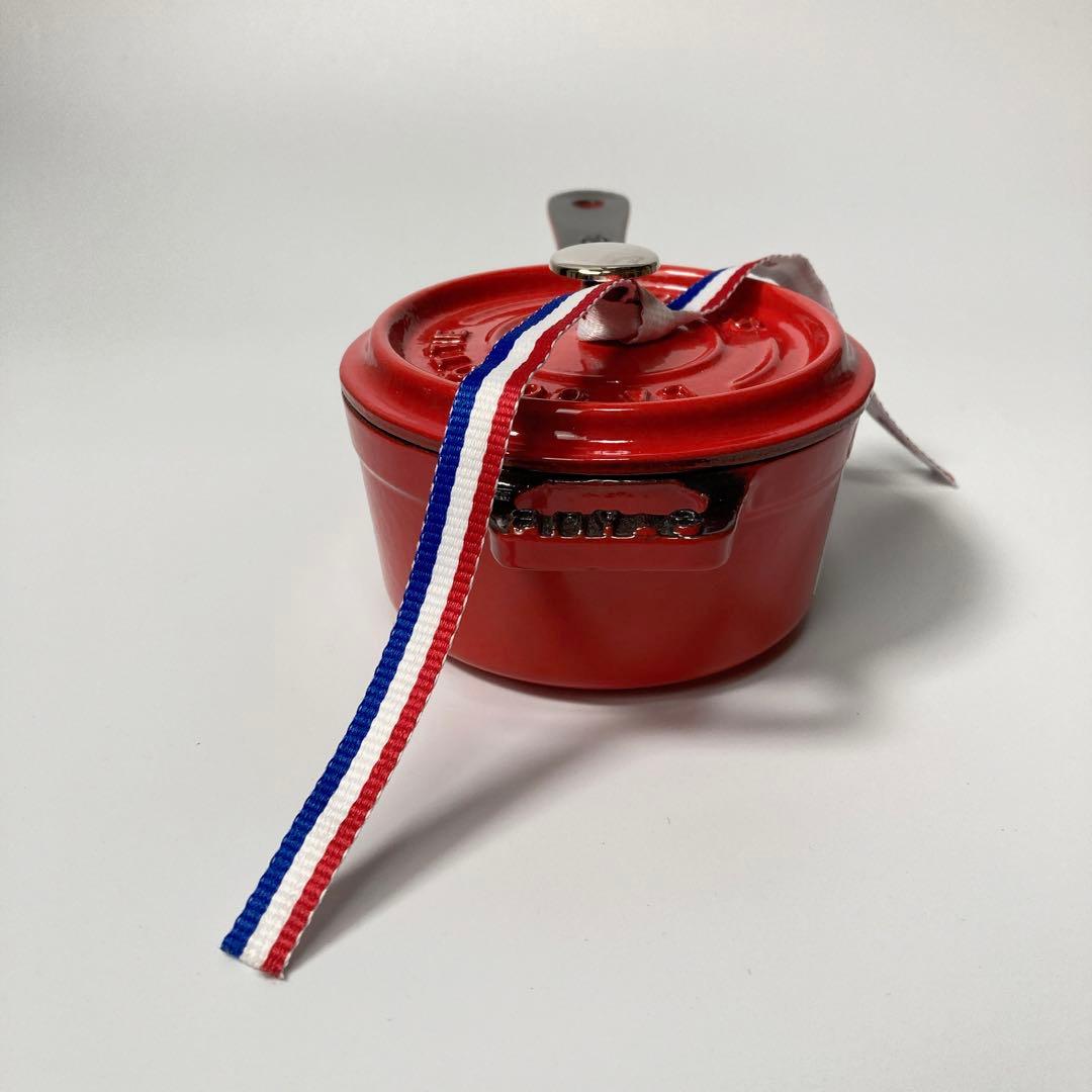 希少 未使用 STAUB ストウブ スモールソースパン 10cm チェリー