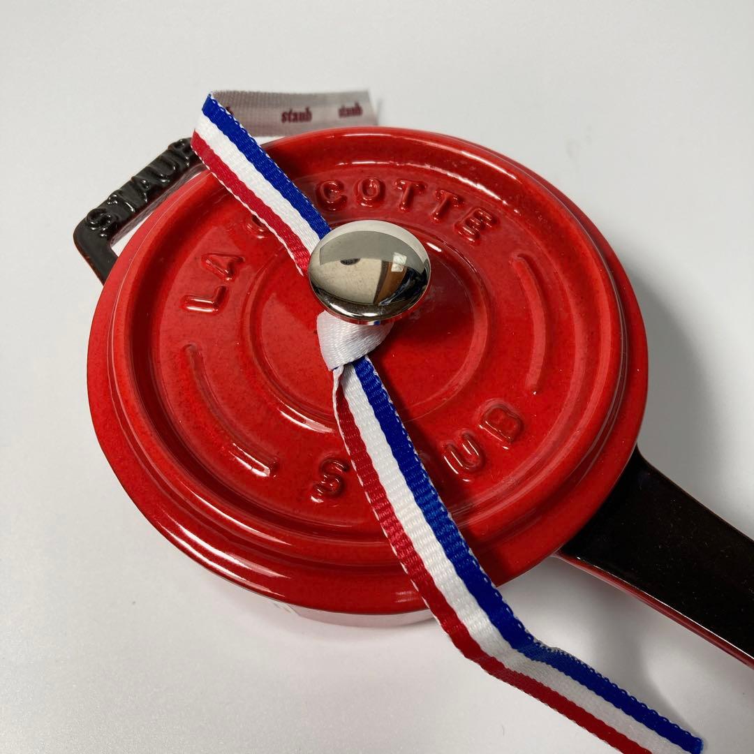 希少 未使用 STAUB ストウブ スモールソースパン 10cm チェリー