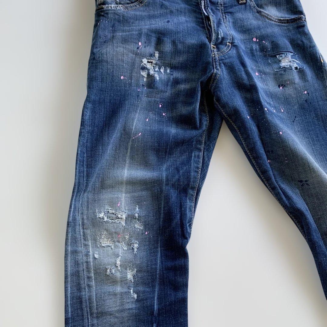 DSQUARED2 ディースクエアード セクシーツイスト 桜ペイント 42