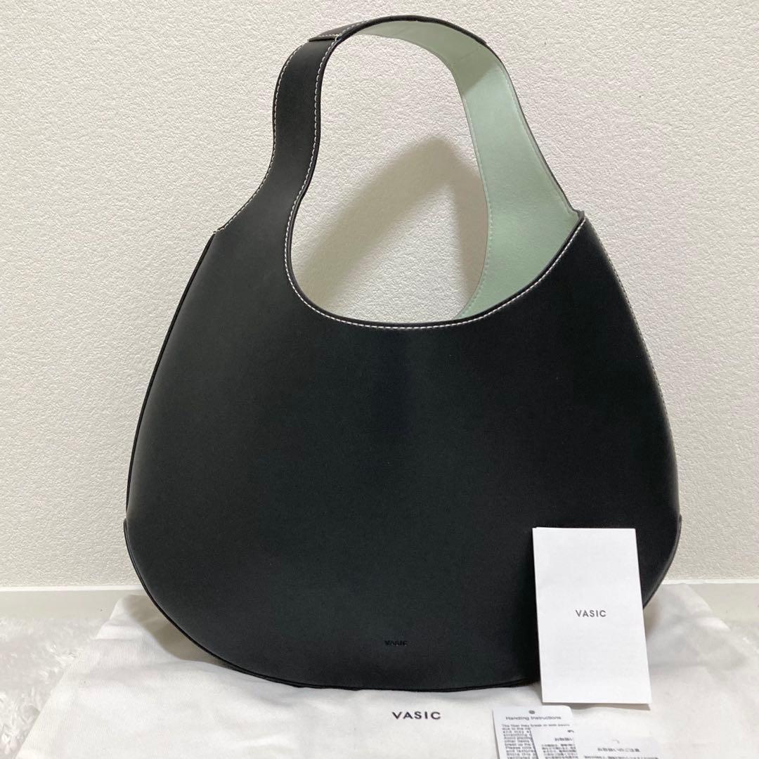 保存袋付き♡ VASIC HALO ハンドバッグ ワンショルダー ブラック