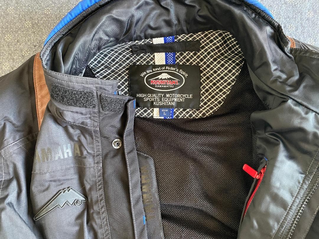 クシタニ×ヤマハ アロフトジャケット メンズL YAF-53K ブラック